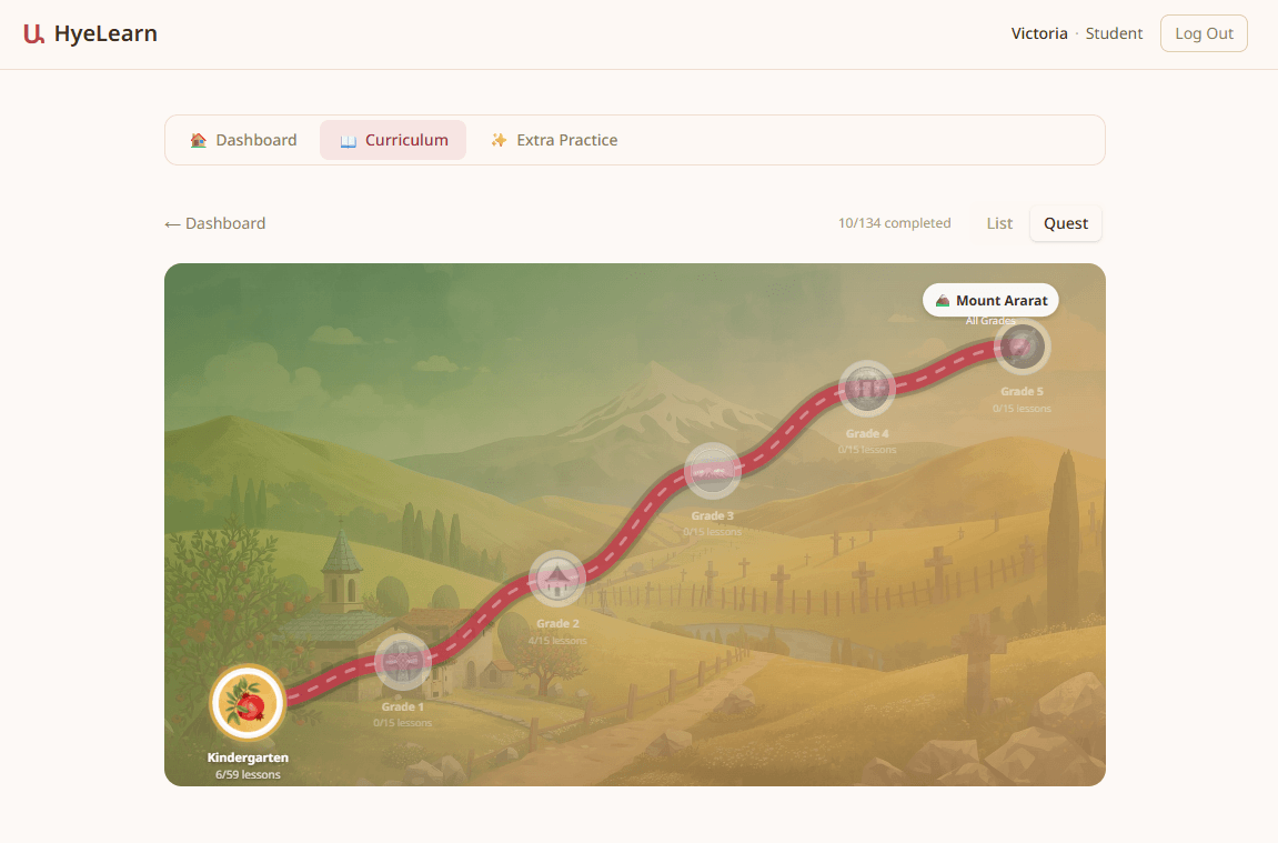 HyeLearn screenshot